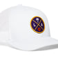 Los Angeles Basketball Trucker Hat  |  Purple & Gold LA X Snapback