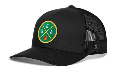 Seattle Basketball Trucker Hat  |  SEA X Snapback
