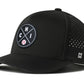 Chicago Baseball Performance 5-Panel Hat  |  Black CHI X Flexfit Snapback