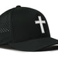Cross Performance 5-Panel Hat  |  White Christian Flexfit Snapback