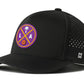 Los Angeles Basketball Performance 5-Panel Hat  |  Purple & Gold LA X Flexfit Snapback