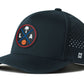 Los Angeles Basketball Performance 5-Panel Hat  |  Red & Blue LA X Flexfit Snapback
