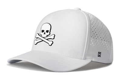 Skull and Crossbones Performance 5-Panel Hat  |  Jolly Roger Flexfit Snapback