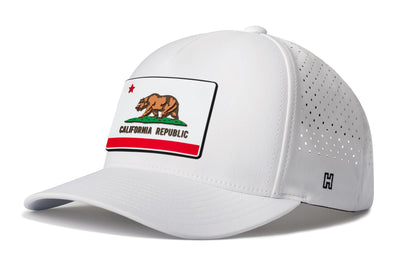 California Flag Performance 5-Panel Hat  | CA Flexfit Snapback