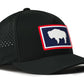 Wyoming Flag Performance 5-Panel Hat  | Buffalo WY Flexfit Snapback