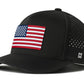 American Flag Performance 5-Panel Hat  |  USA Flexfit Snapback