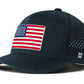 American Flag Performance 5-Panel Hat  |  USA Flexfit Snapback