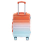 HouseOfZazla 2-piece PC spinner wheel luggage set with lock in gradient blue and red