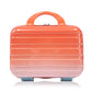 HouseOfZazla 2-piece PC spinner wheel luggage set in gradient blue and red with built-in lock