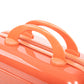 HouseOfZazla 2-piece PC spinner wheel luggage set in gradient blue and red with locks