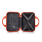 HouseOfZazla 2-piece PC spinner wheel luggage set with lock in gradient blue and red