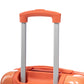 HouseOfZazla 2-piece PC spinner wheel luggage set in gradient blue and red with built-in locks