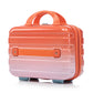 HouseOfZazla 2-piece PC spinner wheel luggage set with lock in gradient blue and red