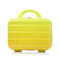 HouseOfZazla green and yellow 2-piece polycarbonate spinner wheel luggage set with lock