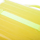 HouseOfZazla 2-piece polycarbonate spinner wheel luggage set with lock in green and yellow