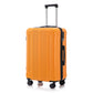 HouseOfZazla 3-piece ABS spinner luggage set in black and orange with TSA locks