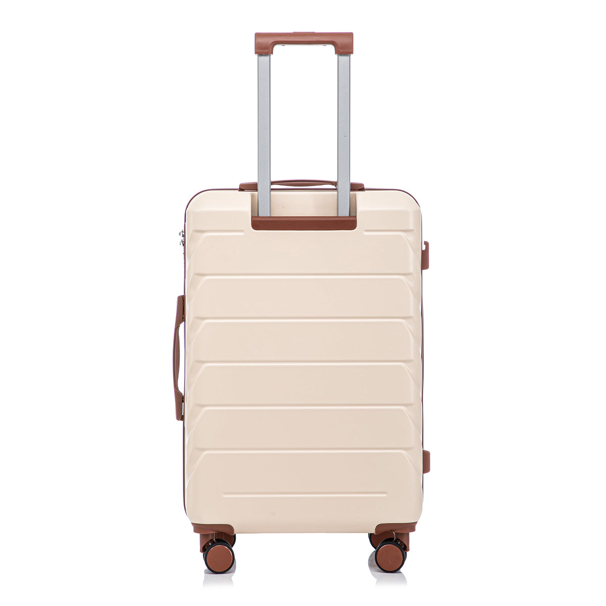 HouseOfZazla 3-piece ABS spinner wheel luggage set in assorted sizes