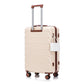 HouseOfZazla 3-piece ABS spinner wheel luggage set in assorted sizes