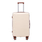 HouseOfZazla 3-piece ABS spinner wheel luggage set in assorted sizes