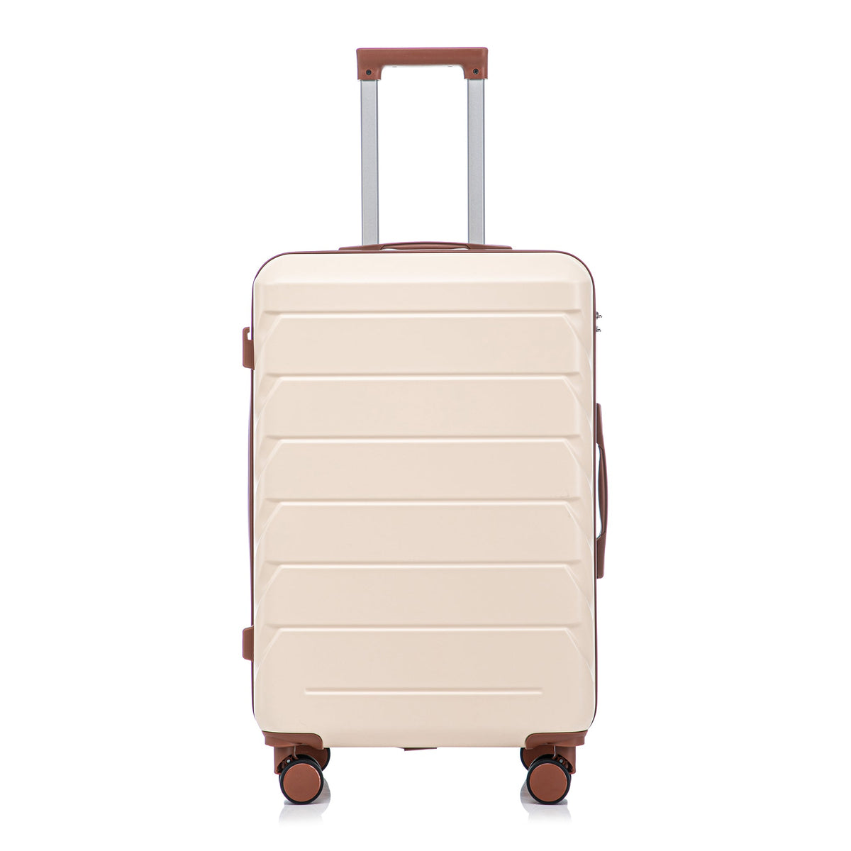 HouseOfZazla 3-piece ABS spinner wheel luggage set in assorted sizes