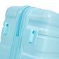 HIFINE Tourist 3-piece blue ABS spinner wheel luggage set by HouseOfZazla