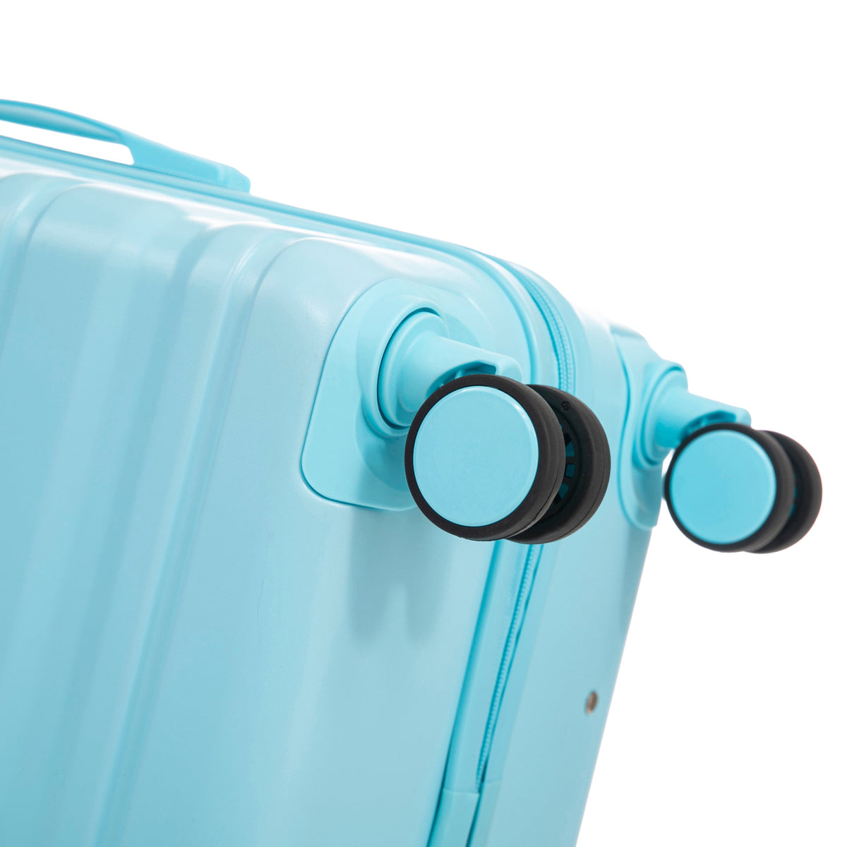 HIFINE Tourist 3-piece ABS spinner wheel luggage set in blue by HouseOfZazla