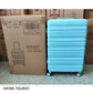 HIFINE Tourist 3-piece ABS spinner wheel luggage set in blue with matching suitcases
