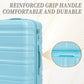 HIFINE Tourist 3-piece blue ABS spinner wheel luggage set with matching suitcases and travel bags