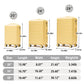 HouseOfZazla 3-piece hard case luggage set in 20, 24, and 28-inch sizes