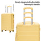 HouseOfZazla 3-piece hard case luggage set in 20, 24, and 28-inch sizes