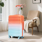 HouseOfZazla 3-piece spinner wheel luggage set in blue and red with silent wheels