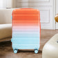 HouseOfZazla 3-piece spinner wheel luggage set in blue and red with silent wheels
