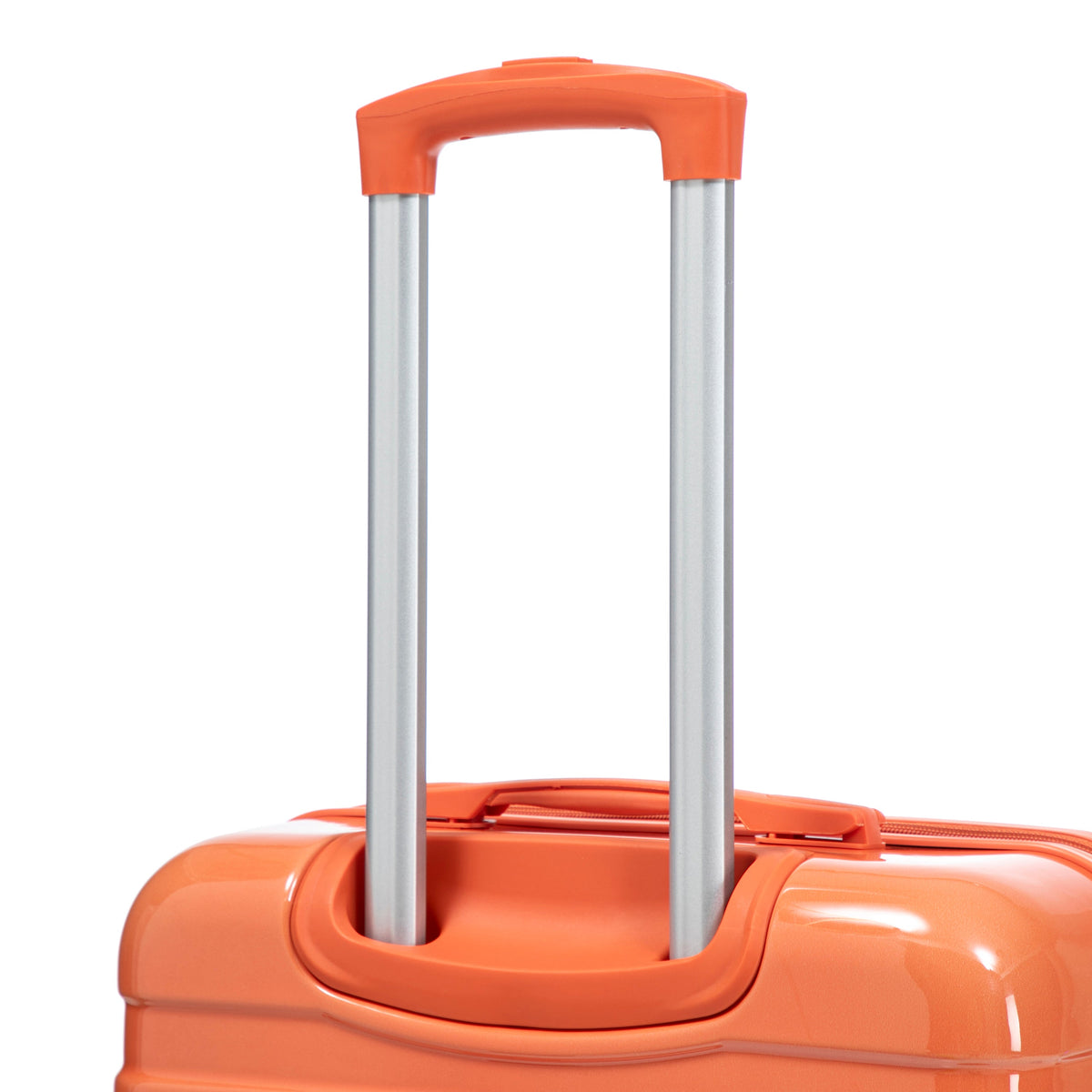 HouseOfZazla 3-piece blue and red spinner luggage set with silent wheels