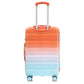 HouseOfZazla 3-piece spinner wheel luggage set in blue and red with silent wheels