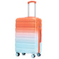 HouseOfZazla 3-piece spinner wheel luggage set in blue and red with silent wheels