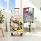 HouseOfZazla 3-piece spinner wheel luggage set with waterproof black vintage polycarbonate shells