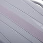 HouseOfZazla 4-piece light gray polypropylene luggage set with spinner wheels and cosmetic case
