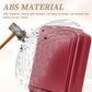 Red ABS spinner wheel luggage set with combination lock by HouseOfZazla