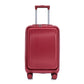 HouseOfZazla red ABS spinner wheel luggage set with combination lock