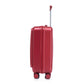 HouseOfZazla red ABS spinner wheel luggage set with combination lock