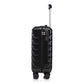 HouseOfZazla black ABS spinner wheel luggage set with combination lock