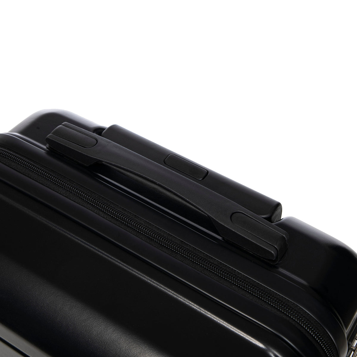 HouseOfZazla black ABS spinner wheel luggage set with combination lock