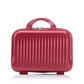 HouseOfZazla red ABS spinner wheel luggage set with combination lock