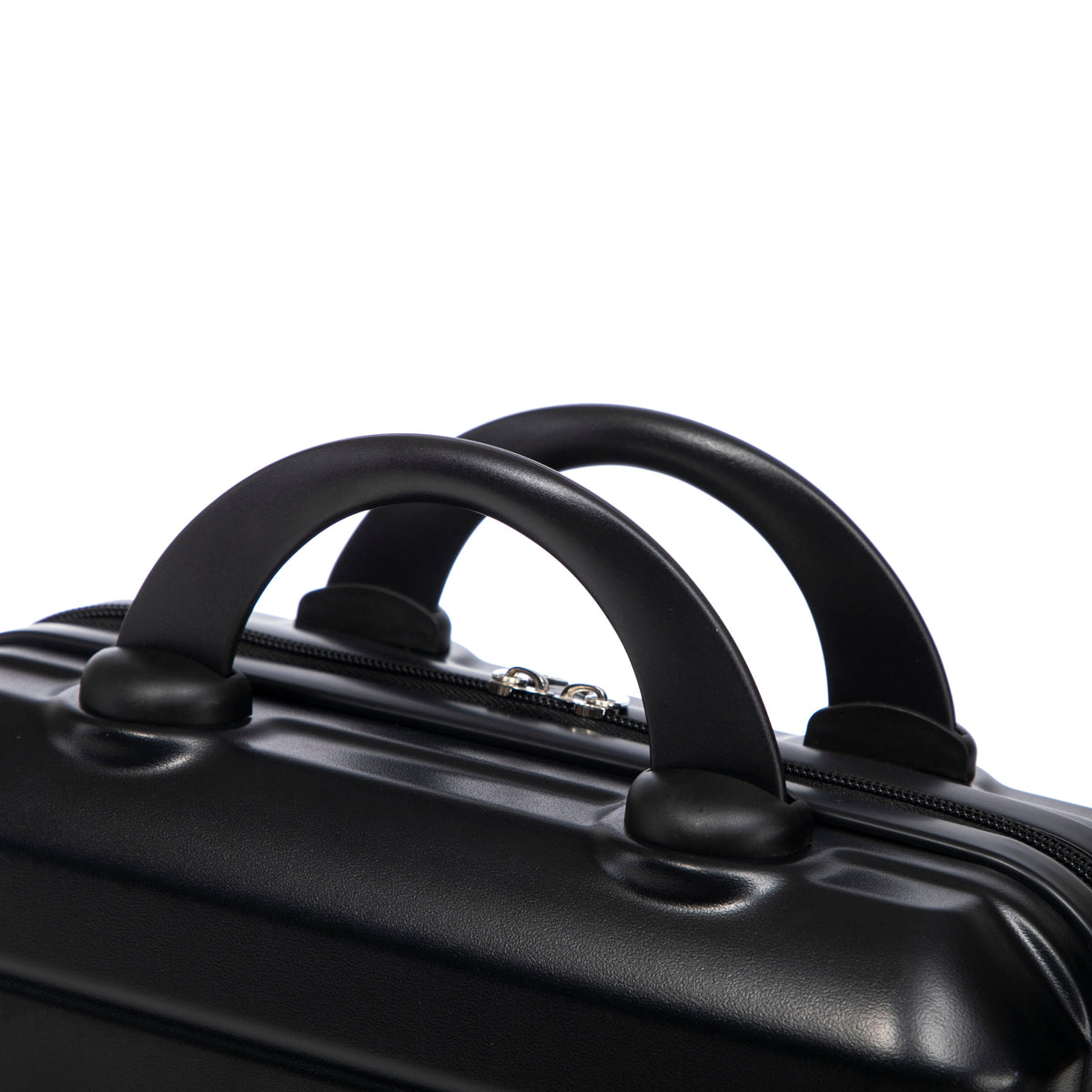 HouseOfZazla black ABS spinner wheel luggage set with combination lock