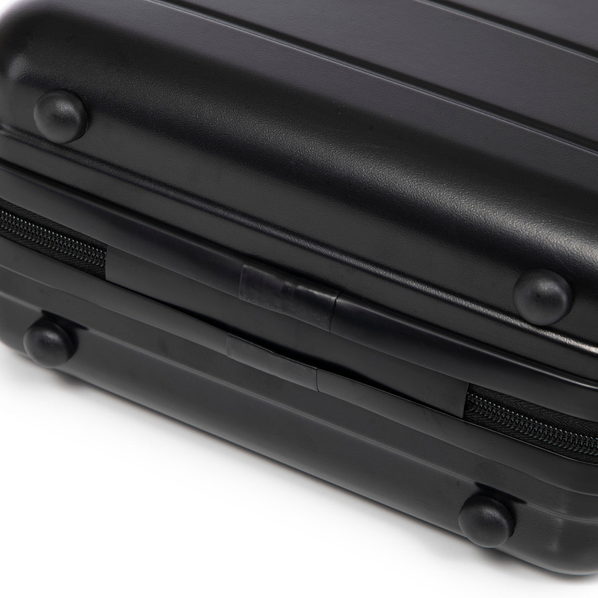 HouseOfZazla black ABS spinner wheel luggage set with combination lock