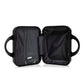 HouseOfZazla ABS spinner wheel luggage set in black with combination lock