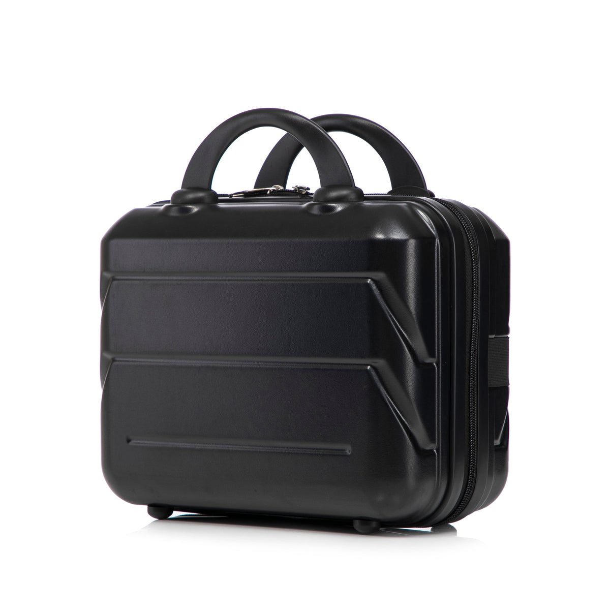 HouseOfZazla black ABS spinner wheel luggage set with combination lock