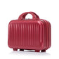 HouseOfZazla red ABS spinner wheel luggage set with combination lock