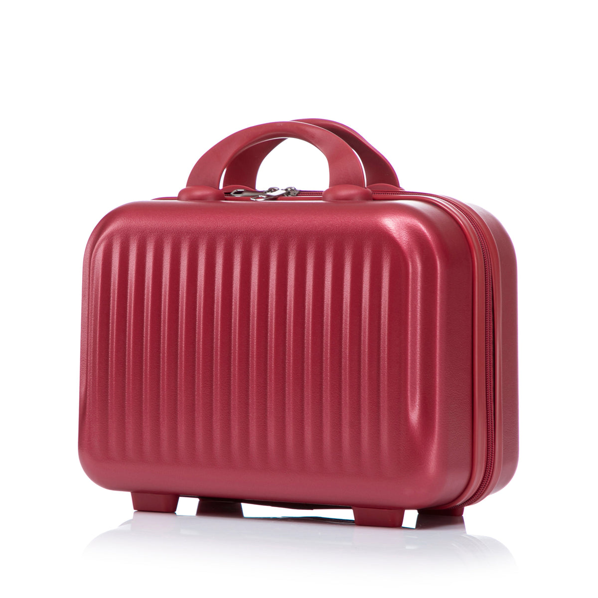 HouseOfZazla red ABS spinner wheel luggage set with combination lock