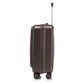 HouseOfZazla brown ABS spinner wheel luggage set with matching cosmetic case
